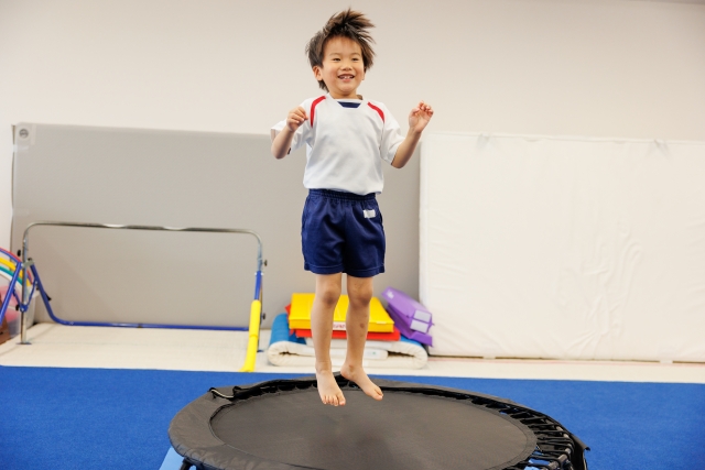 トランポリンを利用した運動療育